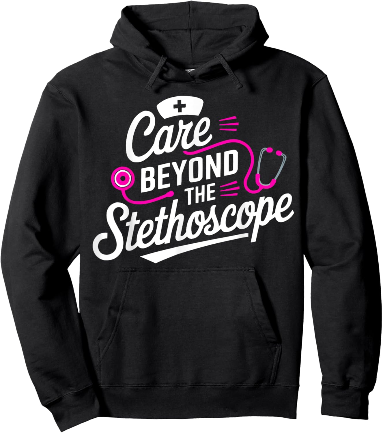 DSP Nurse RN Medicine Direct Support Professional Nursing Hoodie - Hoodie | Black
