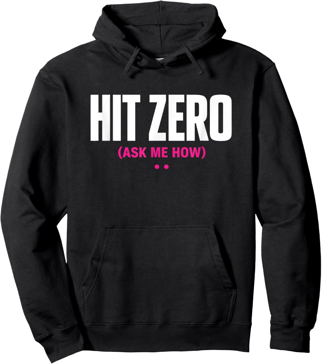 Cheerleader Competition Outfit Funny Cheerleading Hit Zero Hoodie - Hoodie | Black