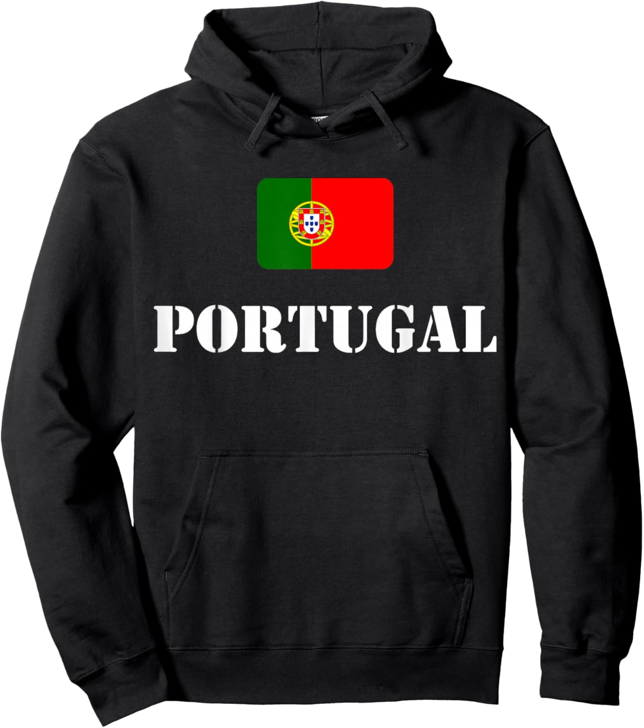 Portugal Flag, Portugal Travel, Portugal Vacation, Portugal Hoodie - Hoodie | Black