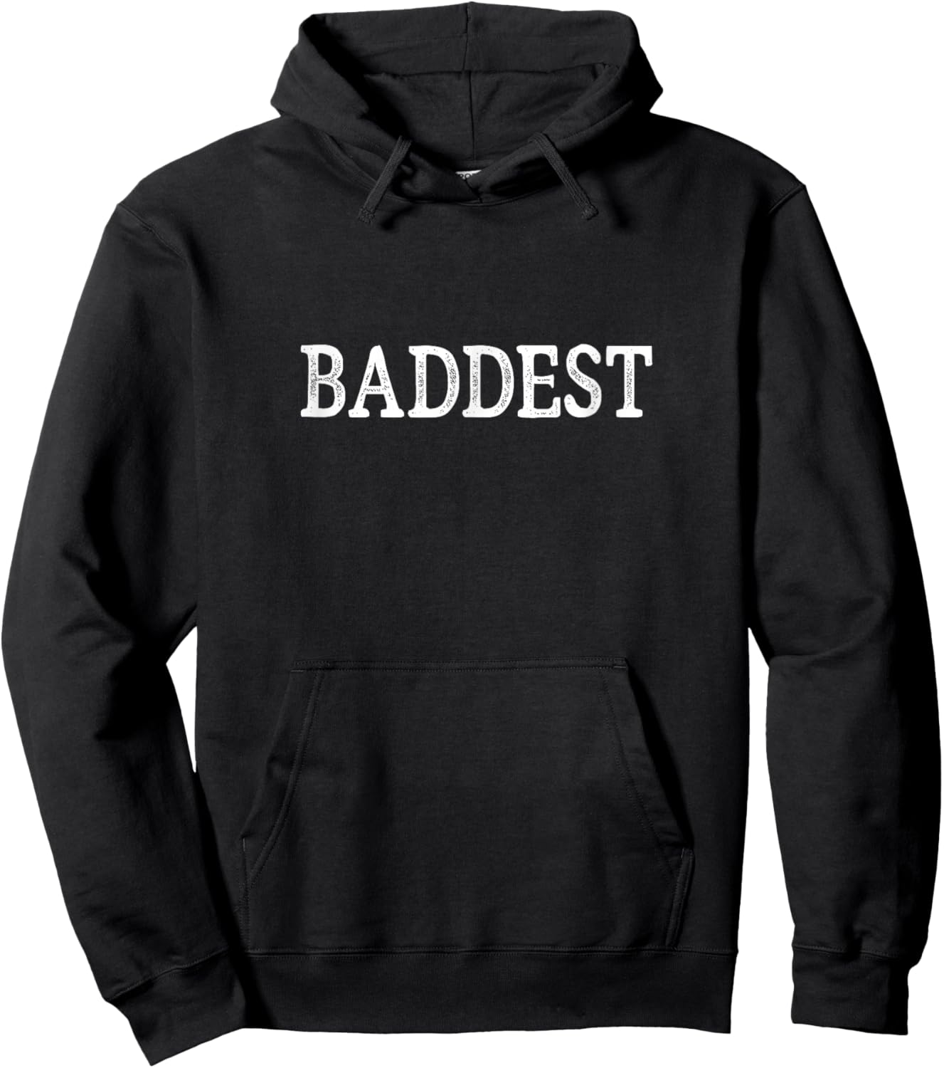 Baddest - Vintage Style Hoodie - Hoodie | Black