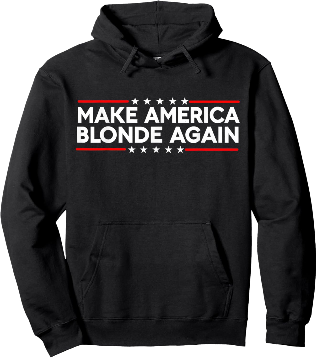 Make America Blonde Again Hoodie - Hoodie | Black