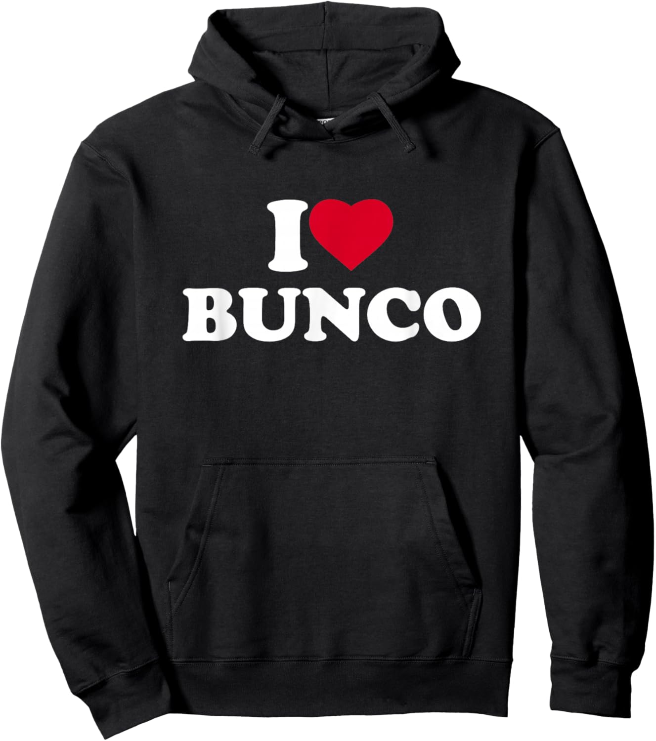 I Love Bunco I Heart Bunco Lover Dice Bunko Hoodie - Hoodie | Black