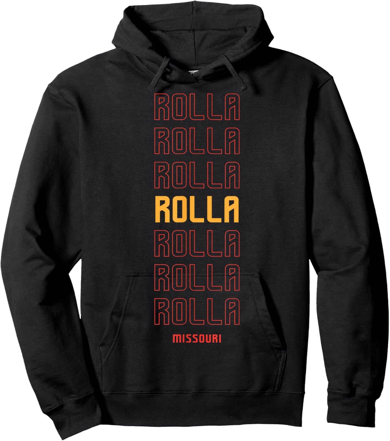 Rolla Missouri Hoodie - Hoodie | Black