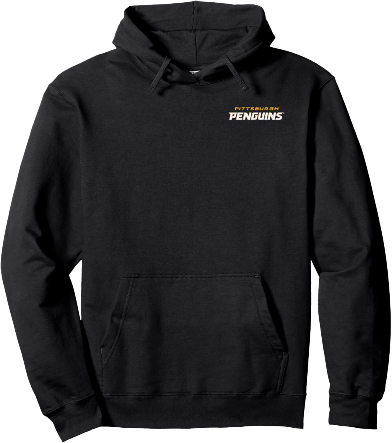 Pittsburgh Penguins Front/Back Black NHL Officially Licensed Hoodie - Hoodie | Black