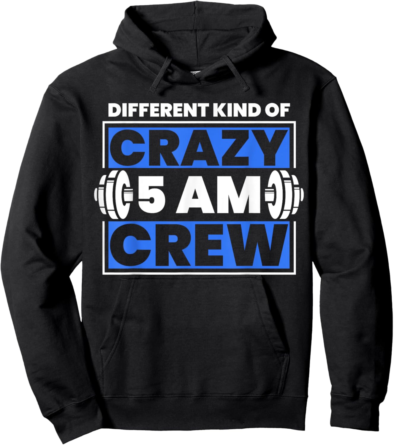 Workout Squad 5AM Crew Funny Hoodie - Hoodie | Black