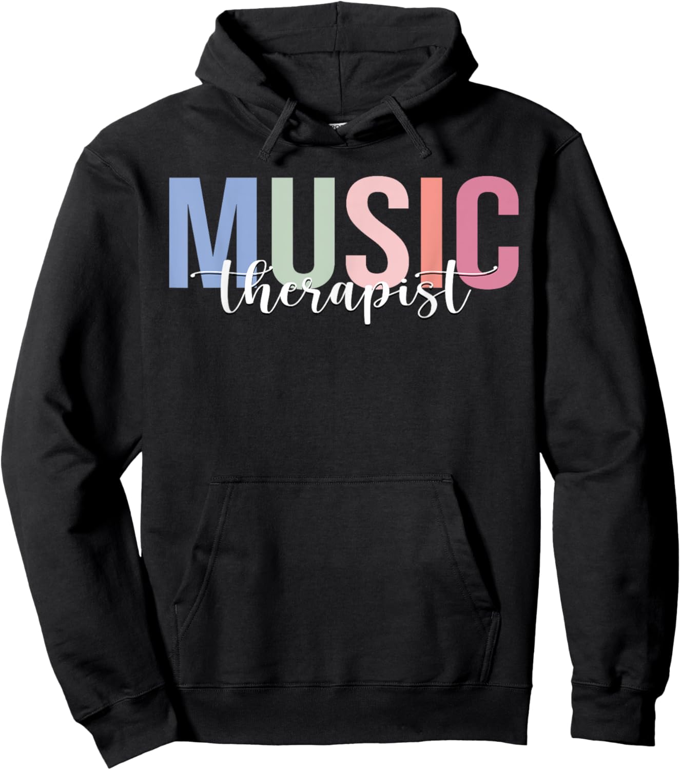 Music Therapist Music Therapy Hoodie - Hoodie | Black