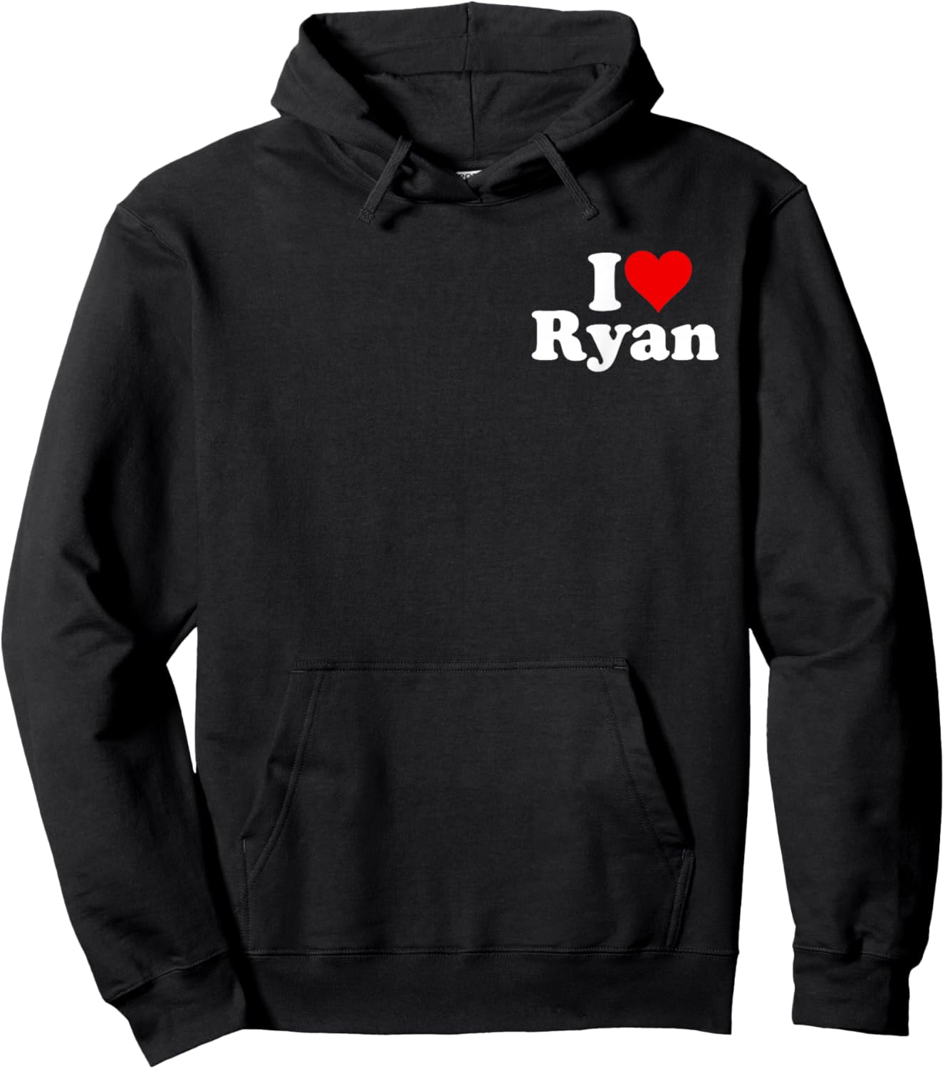I Love Heart Ryan Hoodie - Hoodie | Black