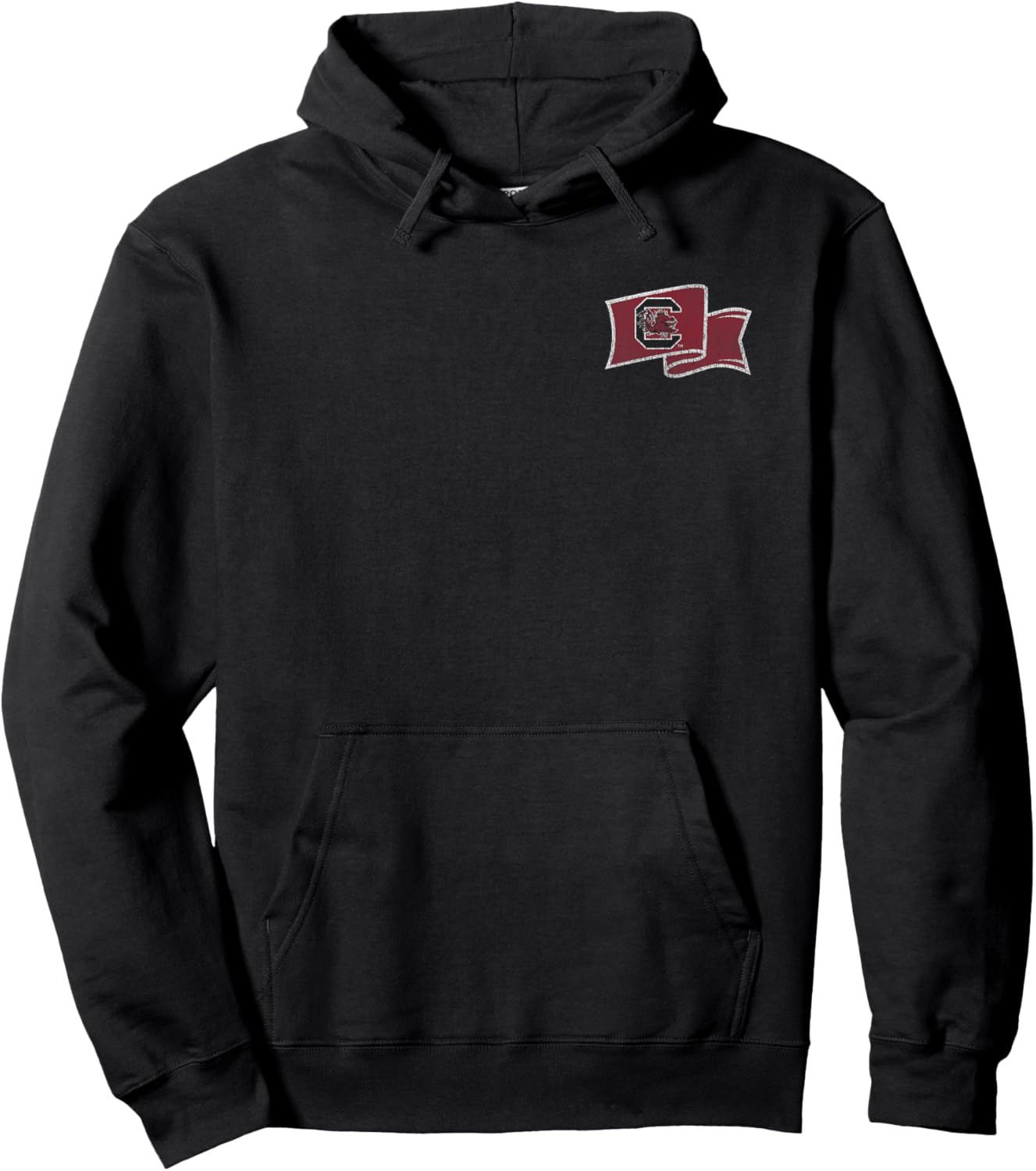 South Carolina Gamecocks Front/Back Vintage Flag Black Hoodie - Hoodie | Black