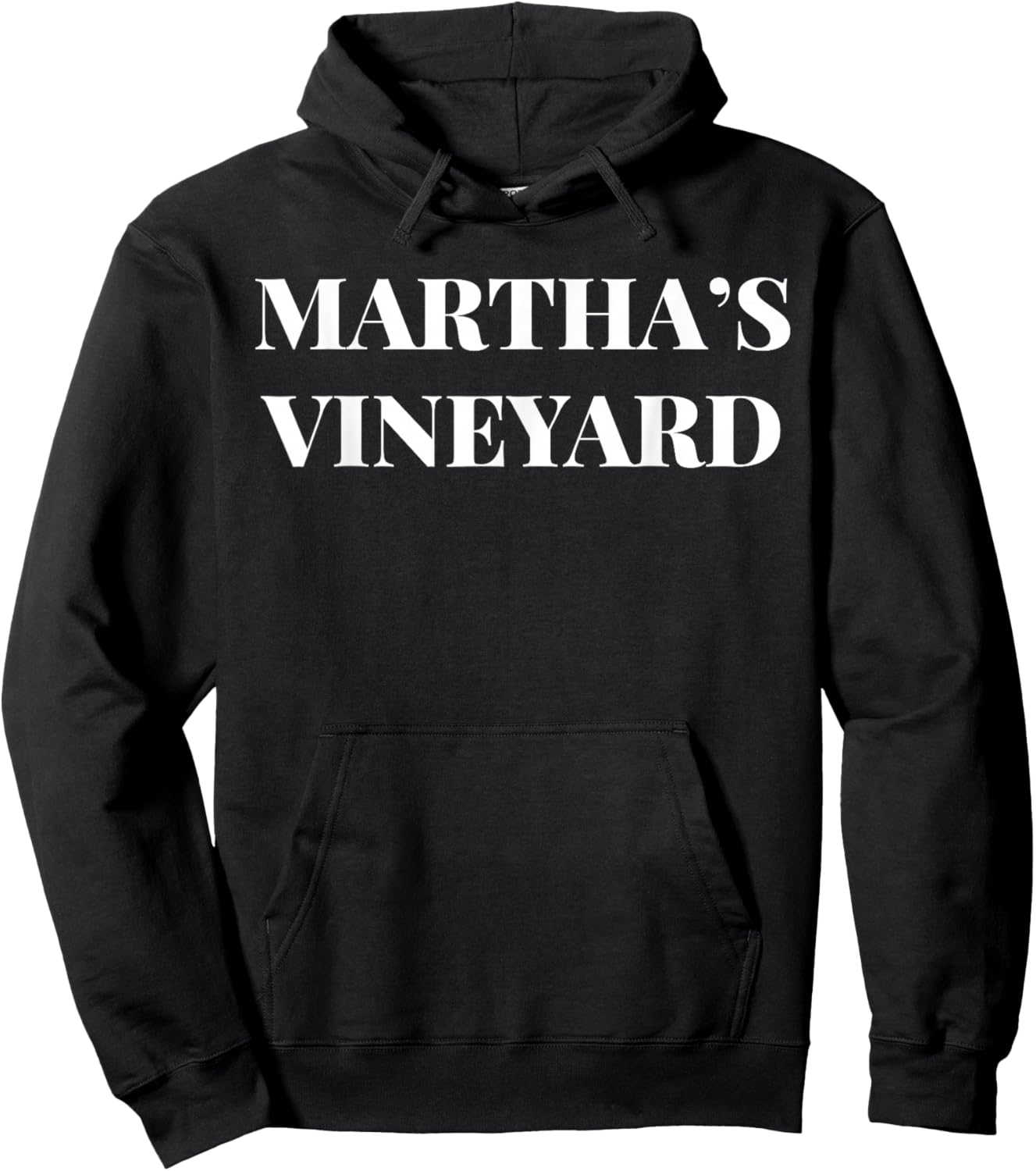 Vintage Martha's Vineyard Hoodie - Hoodie | Black