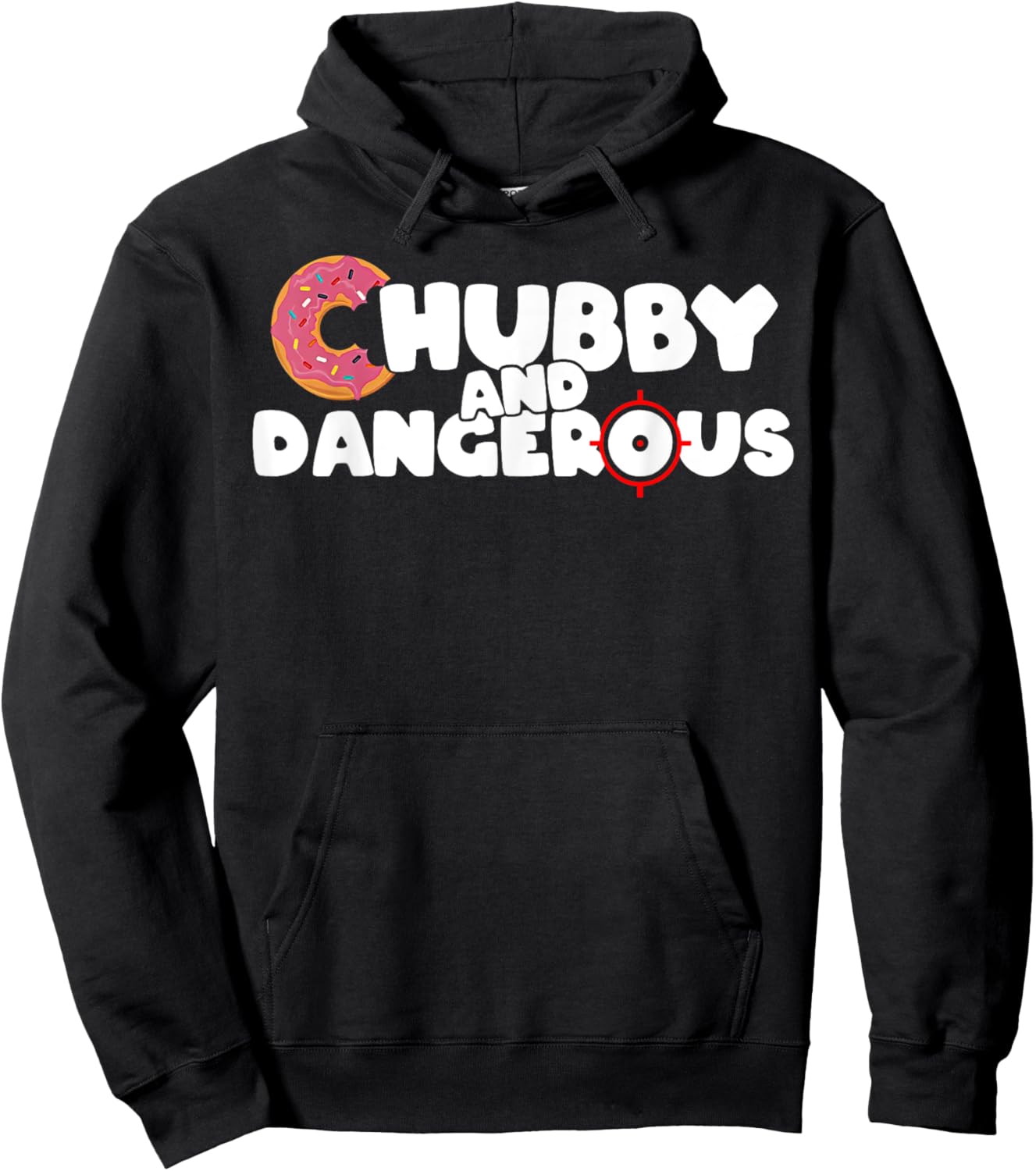 Funny Chubby And Dangerous Hoodie - Hoodie | Black