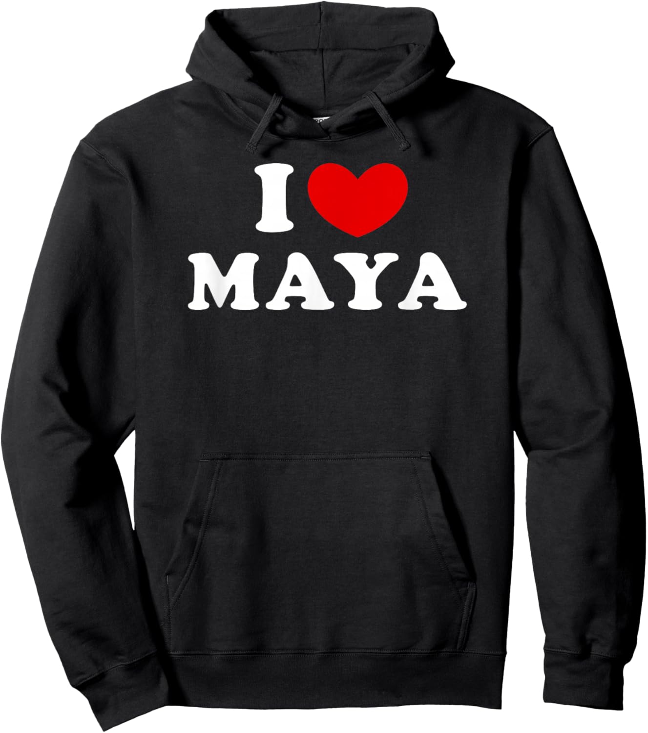 I Love Maya, Ich Liebe Maya Hoodie - Hoodie | Black