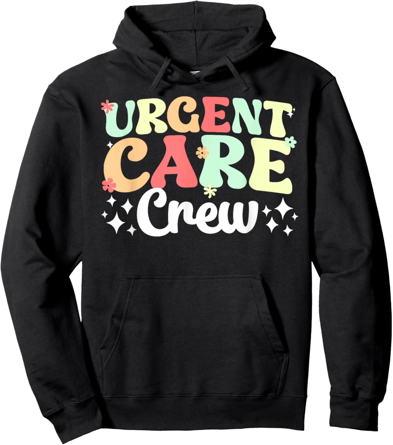 Groovy Urgent Care Crew Urgent Care Department Team Hoodie - Hoodie | Black