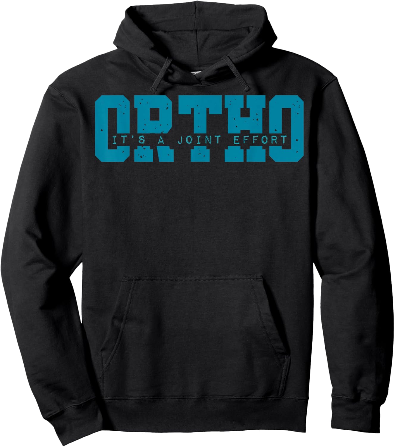 Ortho It's A Joint Effort Bone Humor Orthopedic Nurse Doctor Hoodie - Hoodie | Black