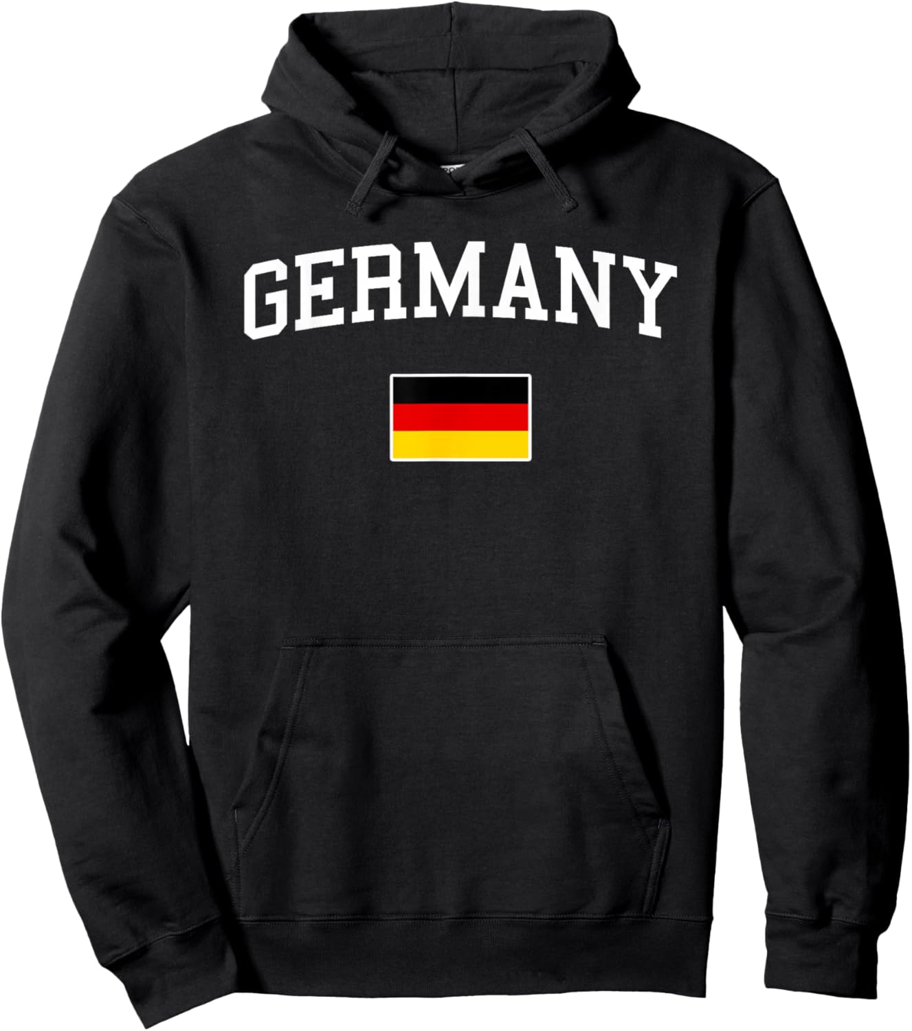 Deutschlandflagge Herren Damen Kinder Deutschland Hoodie - Hoodie | Black
