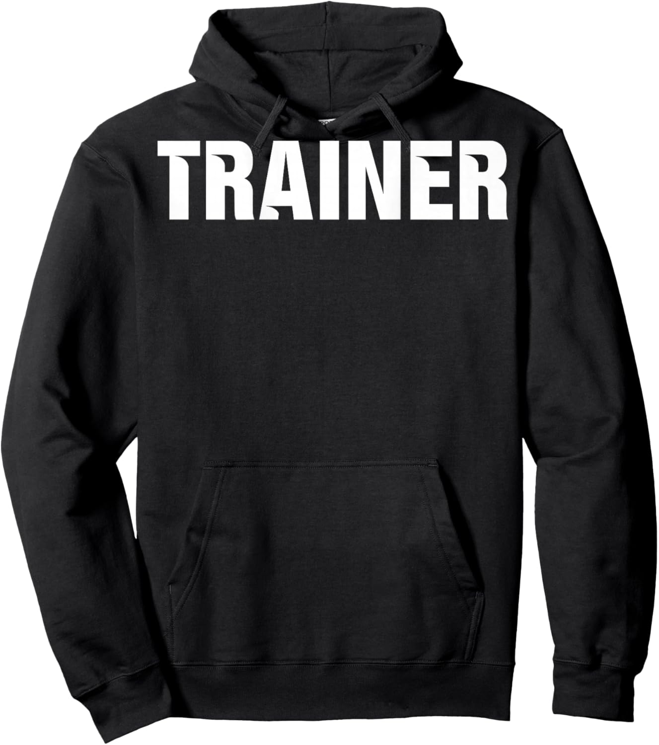 Trainer - Professional Work (On Back) Hoodie - Hoodie | Black