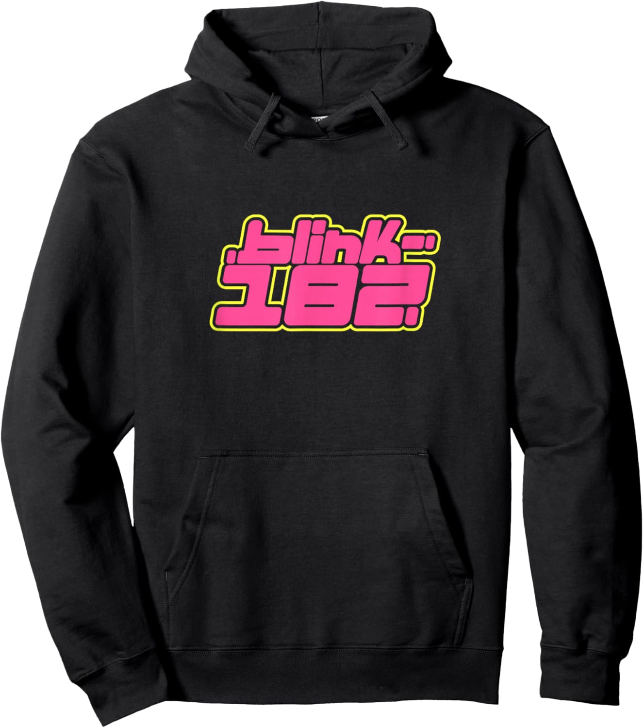 Official Blink-182 Pink Logo Hoodie - Hoodie | Black