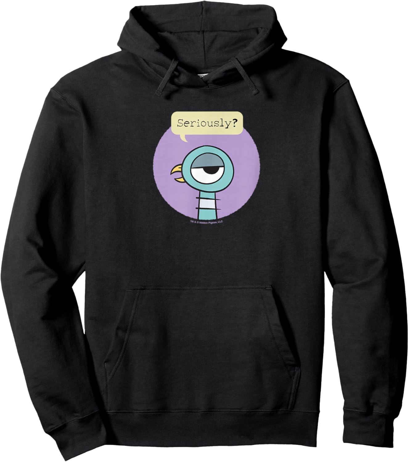 The Pigeon Seriously Hoodie - Hoodie | Black