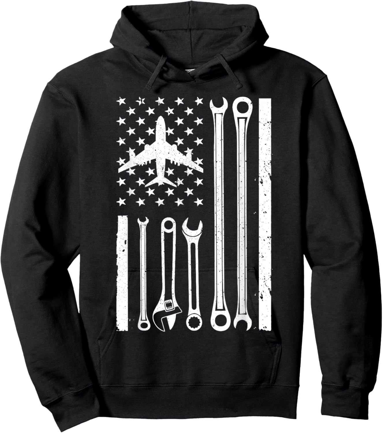 Cool Aircraft Mechanic Art Women Aircraft Technician Hoodie - Hoodie | Black