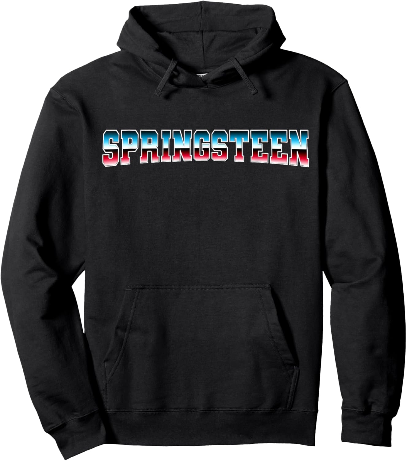 80s Springsteen Vintage Retro Spring Hoodie - Hoodie | Black