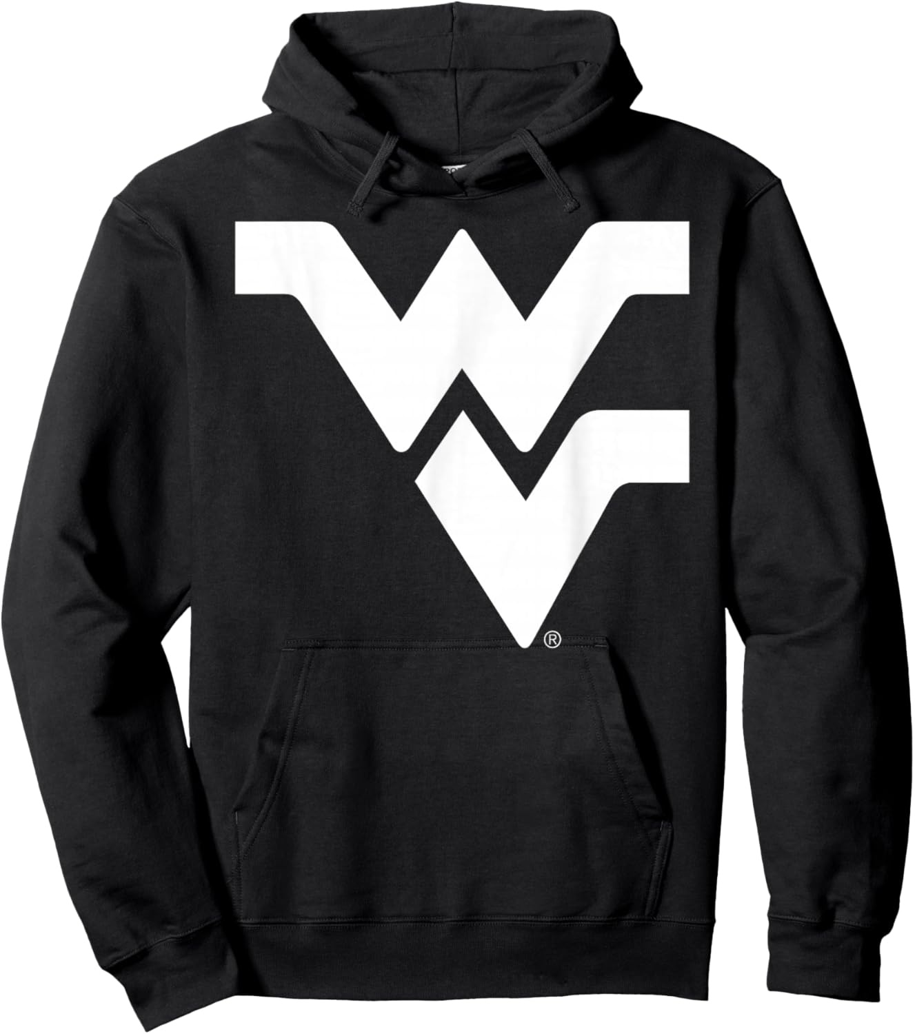 West Virginia Mountaineers Two Tone Black Hoodie - Hoodie | Black