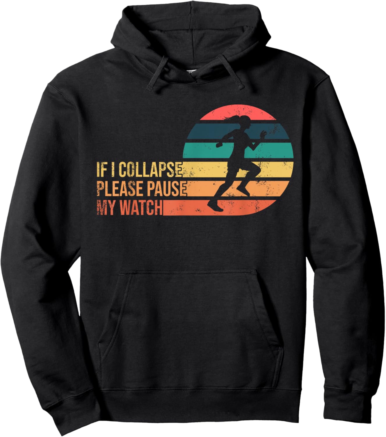 If I Collapse Please Pause My Watch Hoodie - Hoodie | Black