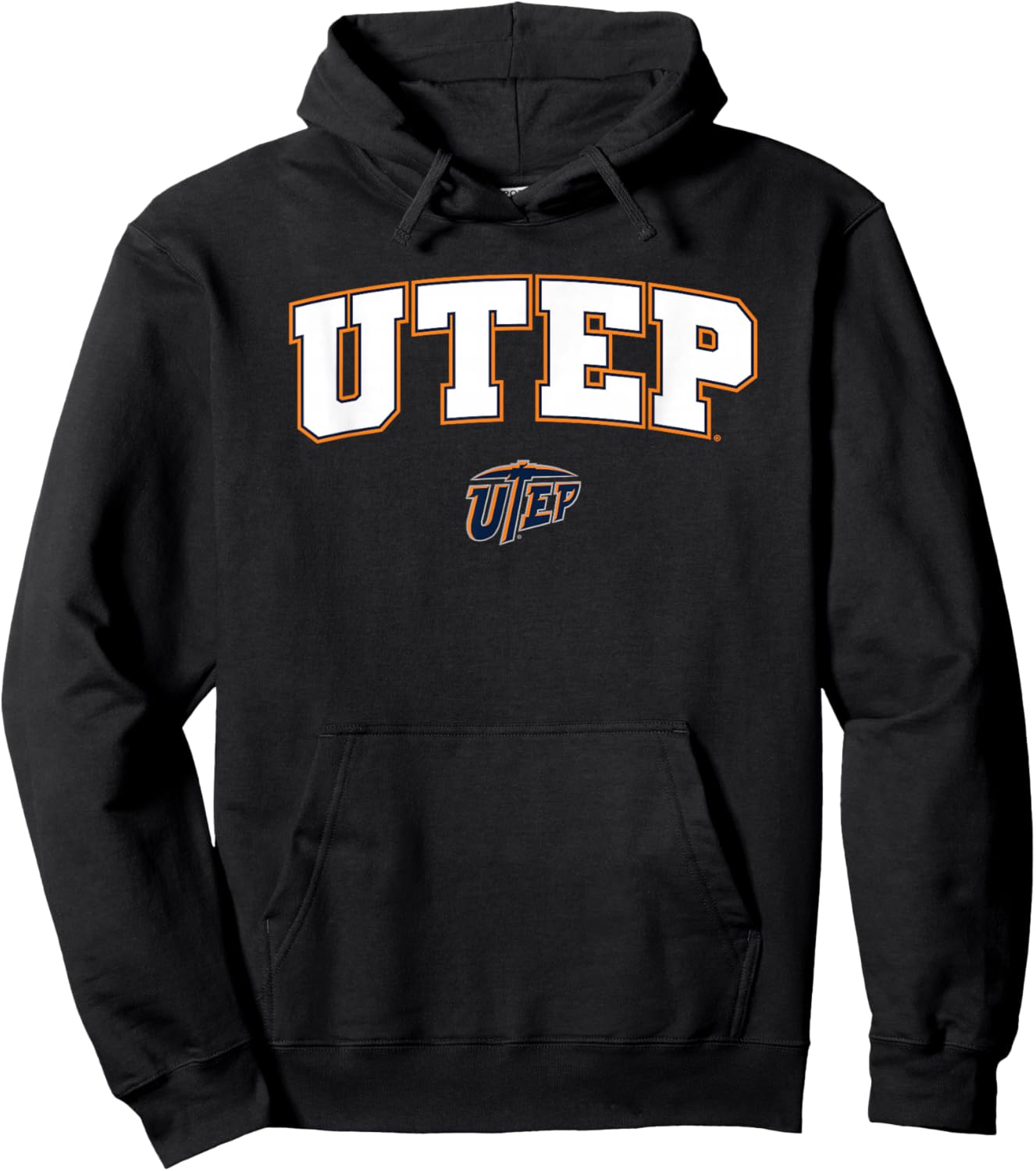 University of Texas El Paso UTEP Miners Arch Logo Hoodie - Hoodie | Black