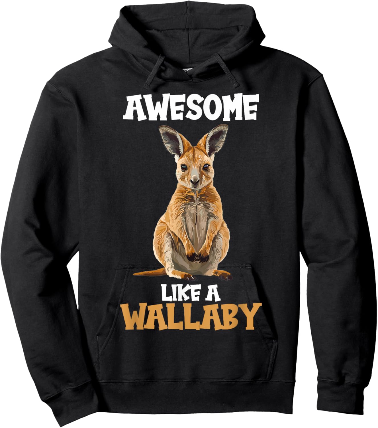 Awesome like a Wallaby. Wallabies Wallaby Hoodie - Hoodie | Black