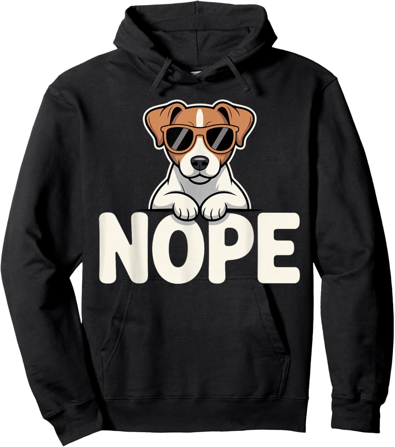 Funny Jack Russell Terrier Design Women Jack Russell Hoodie - Hoodie | Black