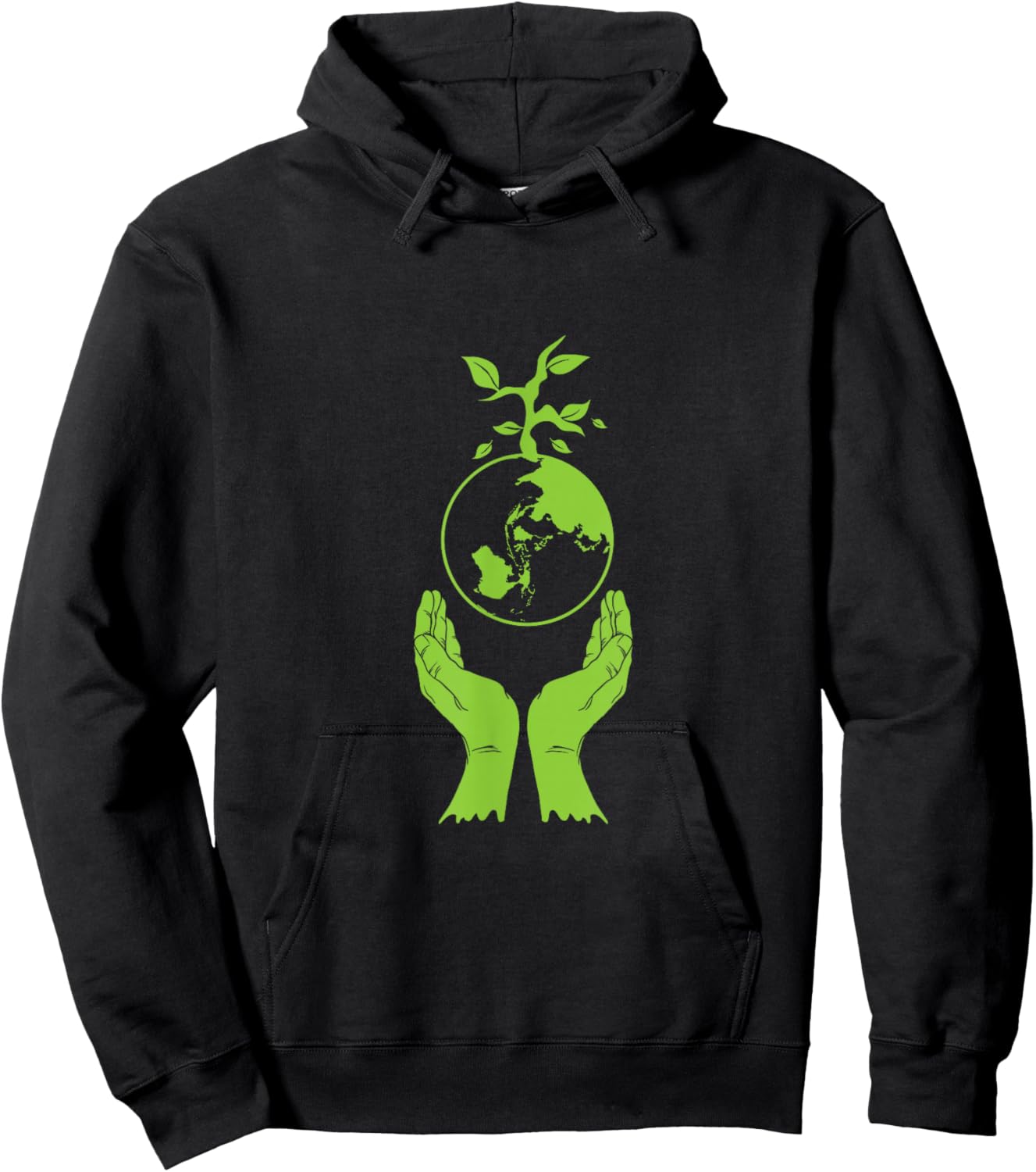 Protection de l'environnement Green Earth Hoodie - Hoodie | Black