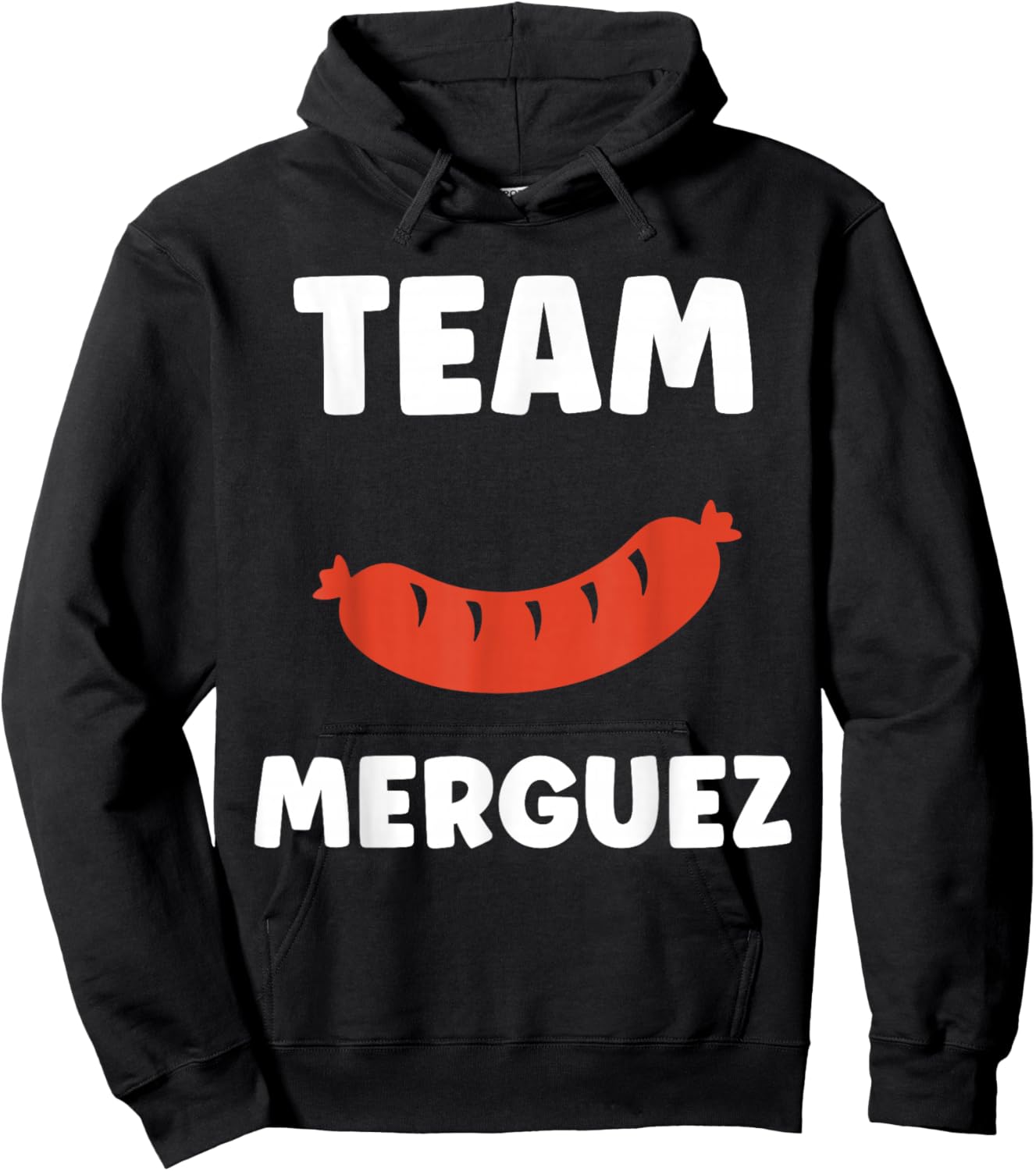 Humour Saucisse Barbecue Team Merguez Hoodie - Hoodie | Black