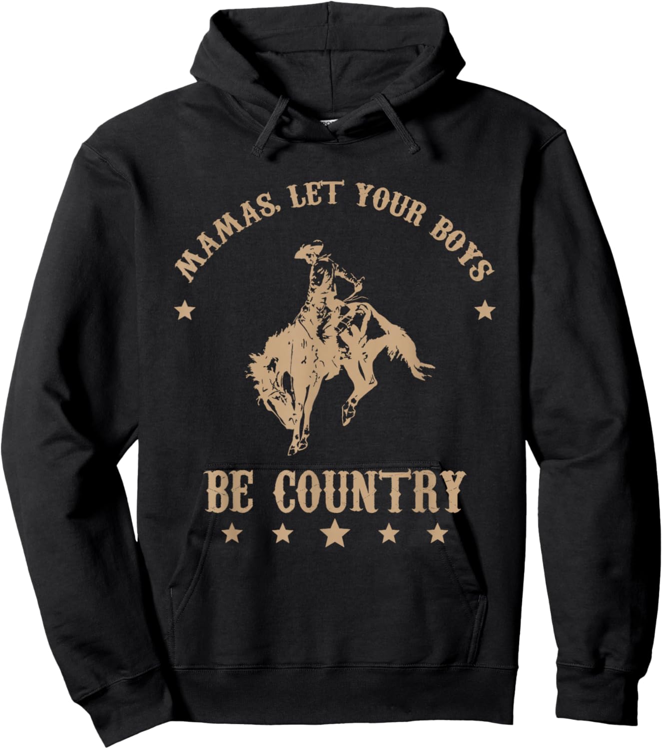 Mamas, Let Your Boys Be Country Hoodie - Hoodie | Black