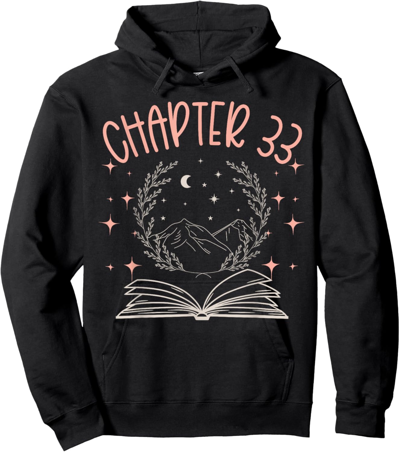 33rd Birthday Women Book Lovers Chapter 33 Its My Birthday Hoodie - Hoodie | Black