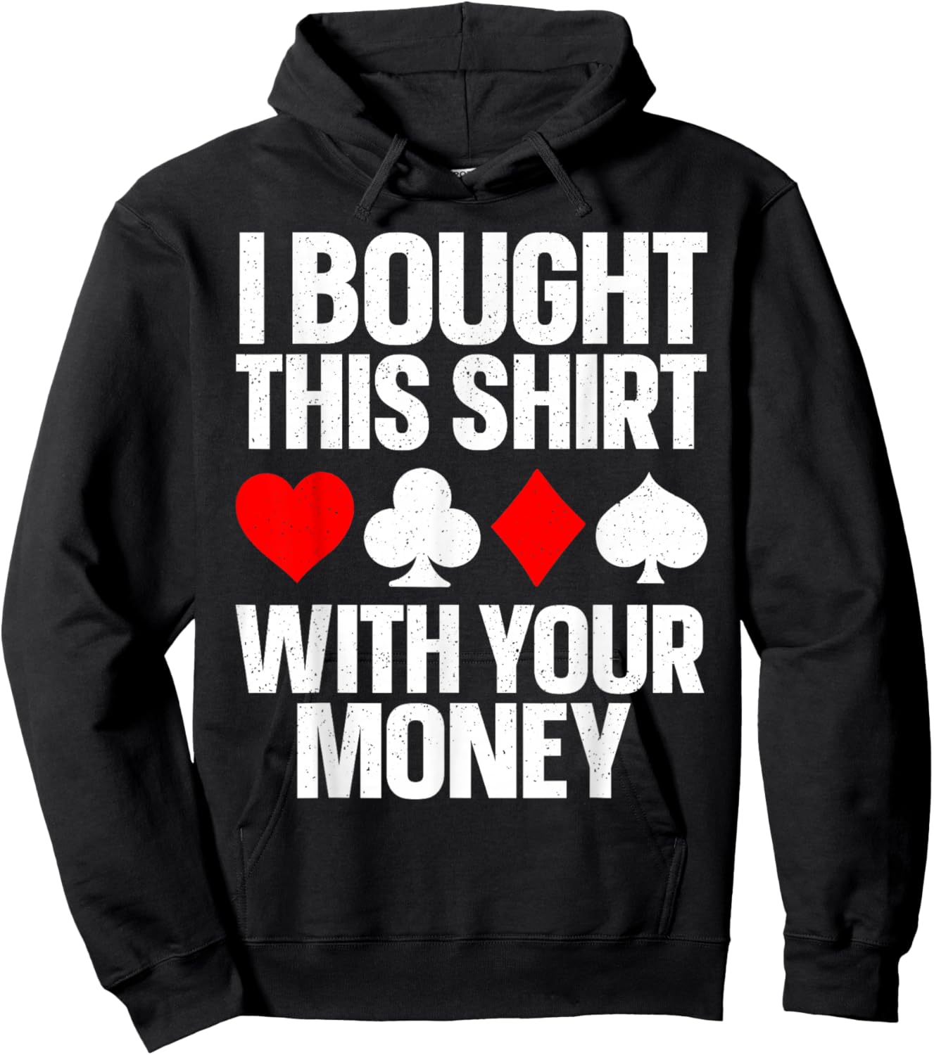 Best Poker Gift Gambling Poker Stuff & Accessories -Adults Poker Player Poker Lover Black Small Classic Fit Short Sleeve Hoodie - Hoodie | Black
