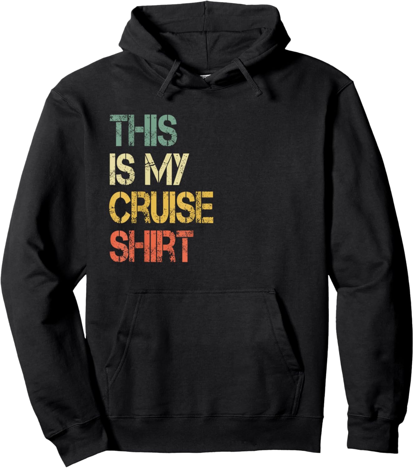 This is My Cruise Shirt Funny Love Cruising Vacation Trip Hoodie - Hoodie | Black