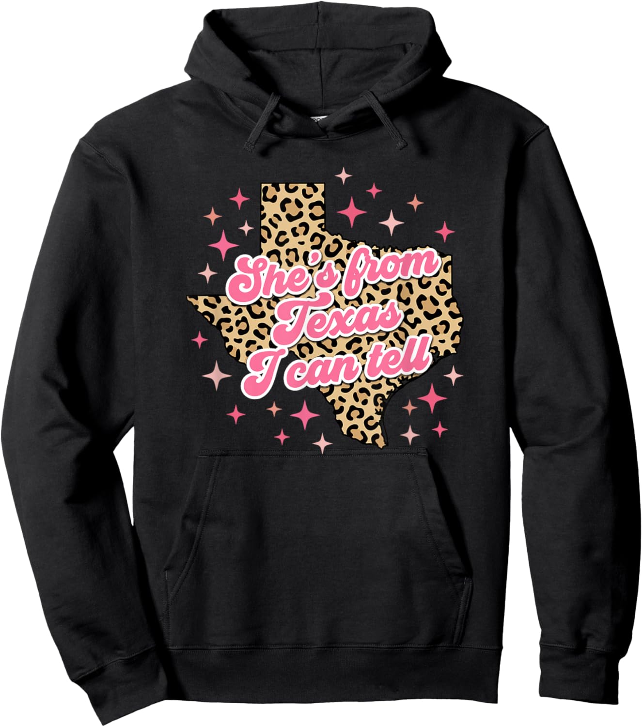 Shes from Texas I Can Tell Hoodie - Hoodie | Black