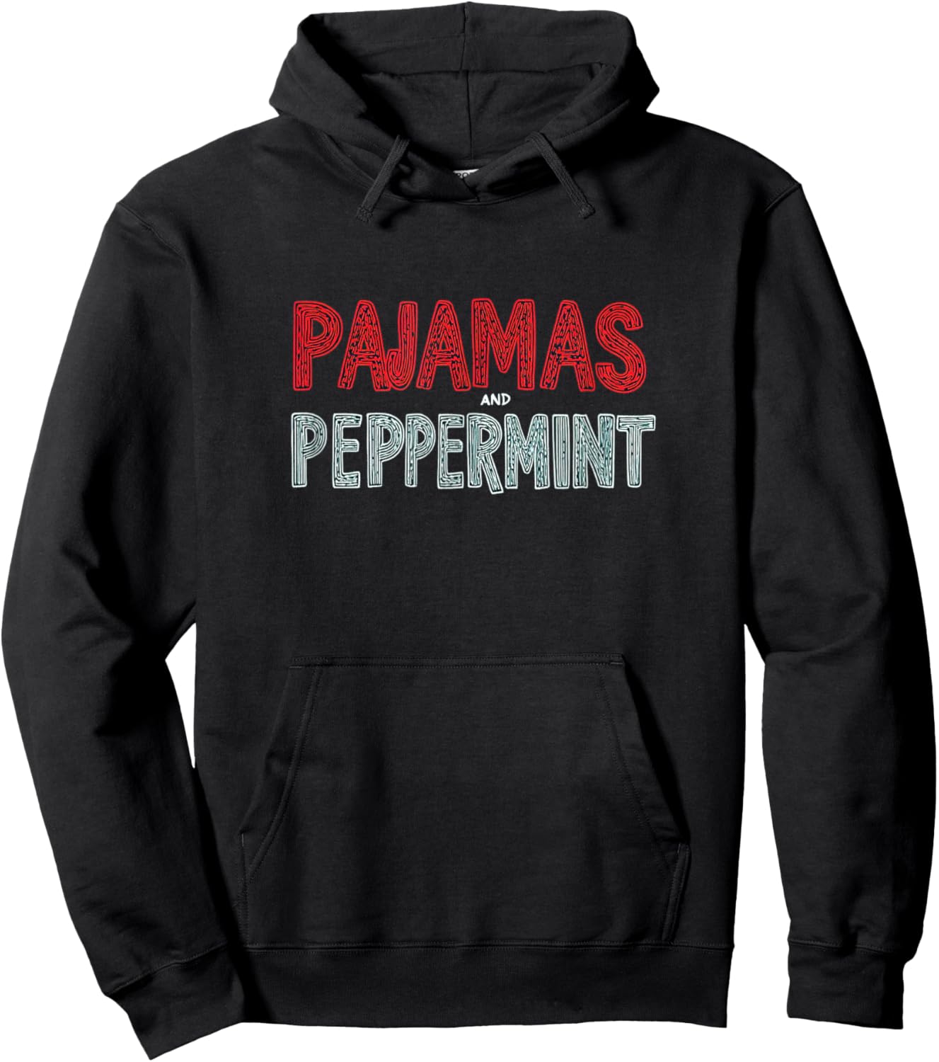 Cool Pajamas and Peppermint Speech Costume Hoodie - Hoodie | Black