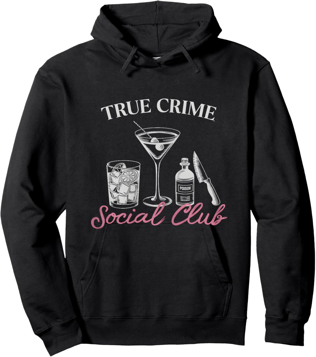 Horror & Murder Shows Fan True Crime Lover Hoodie - Hoodie | Black