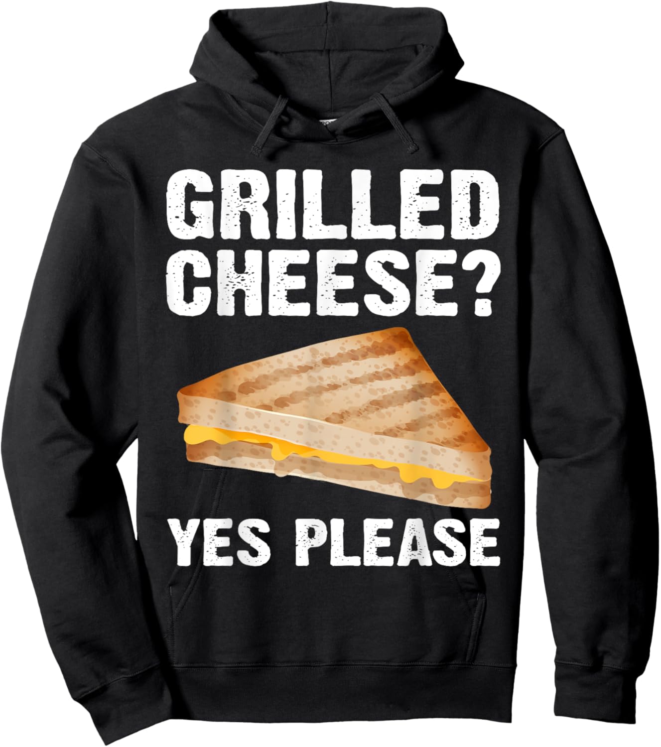 Cool Grilled Cheese Art Women Grilled Cheese Lover Hoodie - Hoodie | Black