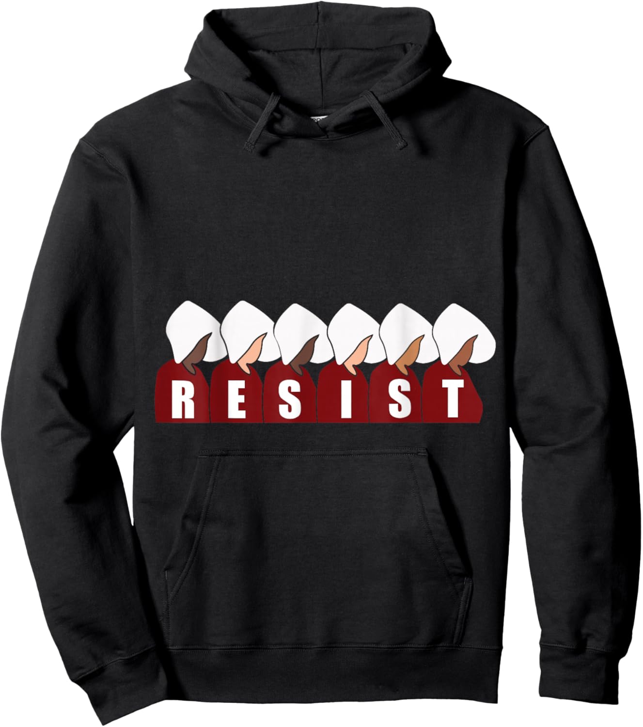 Handmaid Resist Feminist Protest Hoodie - Hoodie | Black