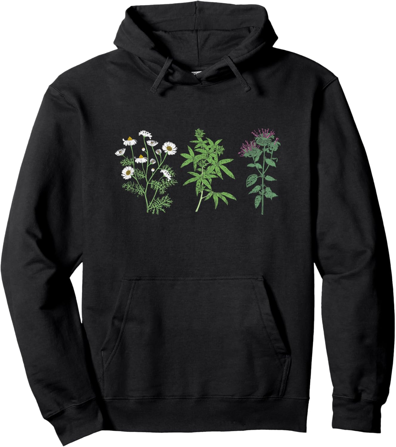 Vintage Botanical Beautiful Flower Lover Pun Gardener Hoodie - Hoodie | Black