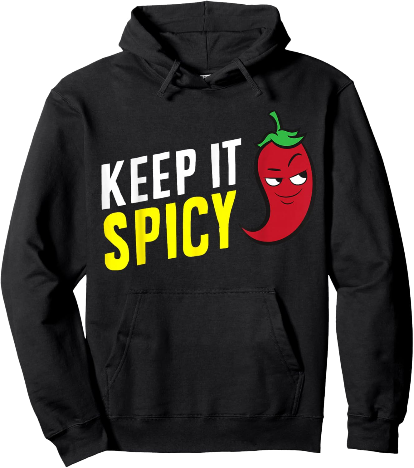 Keep It Spicy Spicy Food Chili Pepper Hoodie - Hoodie | Black