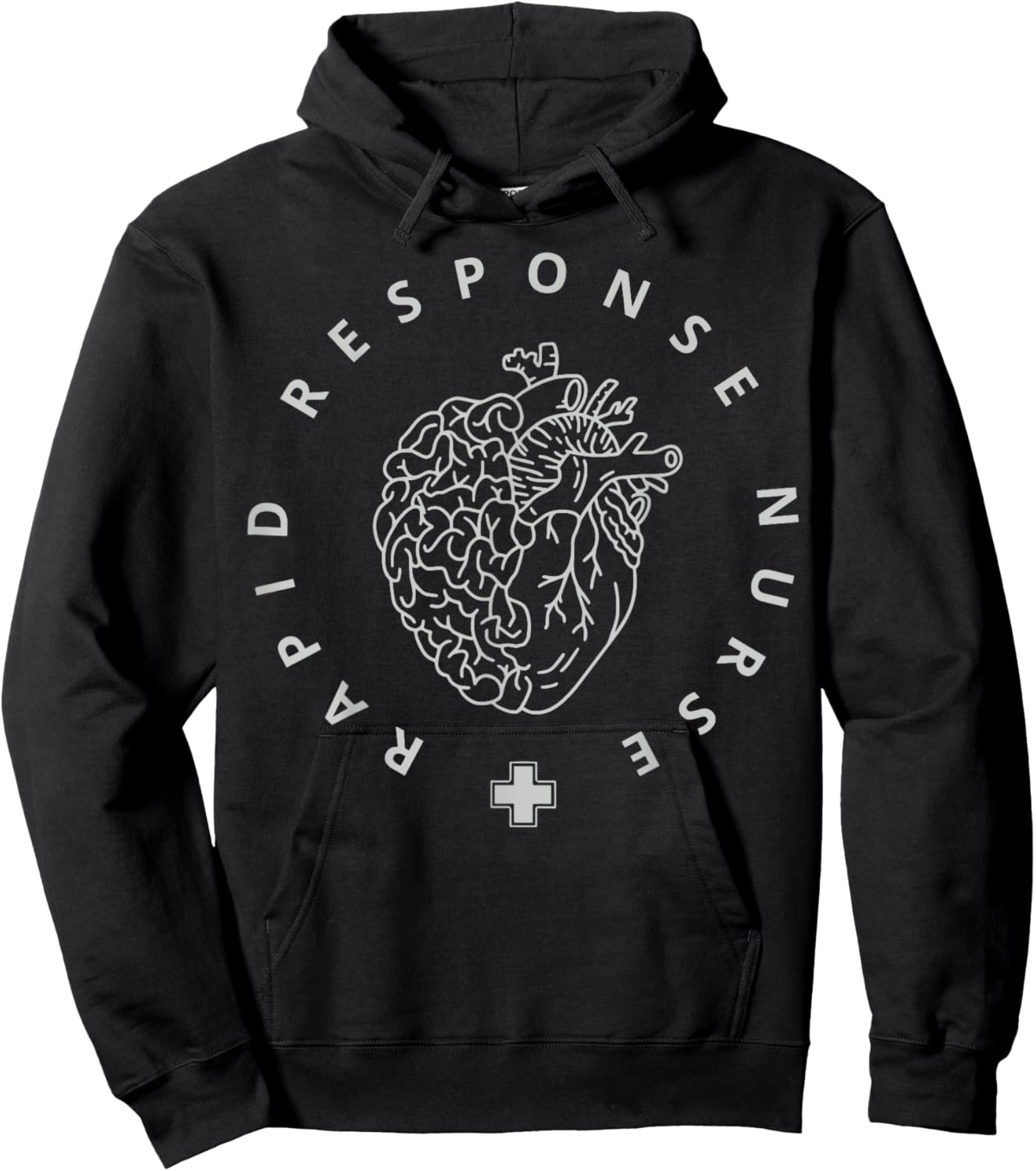 Rapid Response Nurse Critical Care Nurse RRT Nurse Nursing Hoodie - Hoodie | Black