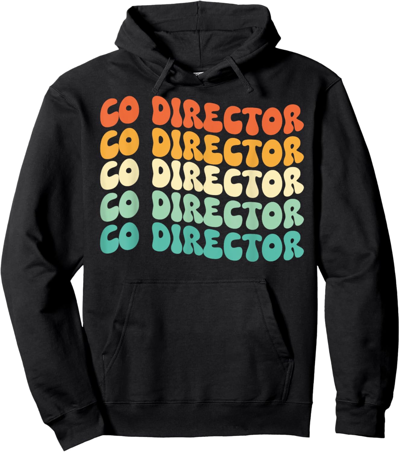 Groovy Co Director Job Title Hoodie - Hoodie | Black