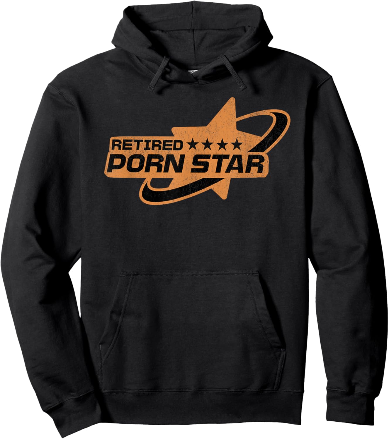Retired Porn Star - Funny Naughty Adult Humor Retirement Hoodie - Hoodie | Black
