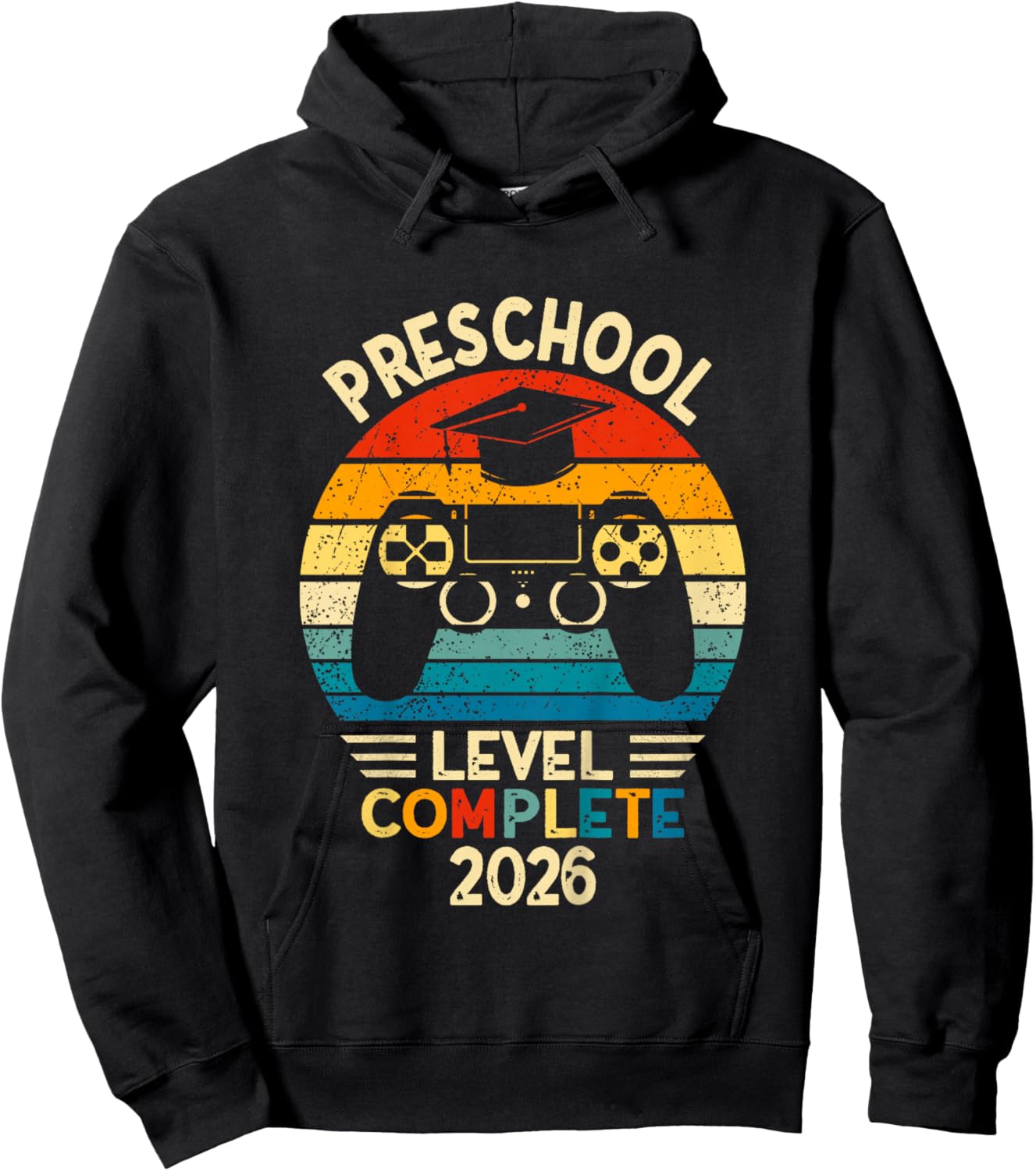 Kids Pre-K Grad 2026 Preschool Level Complete 2026 Hoodie - Hoodie | Black