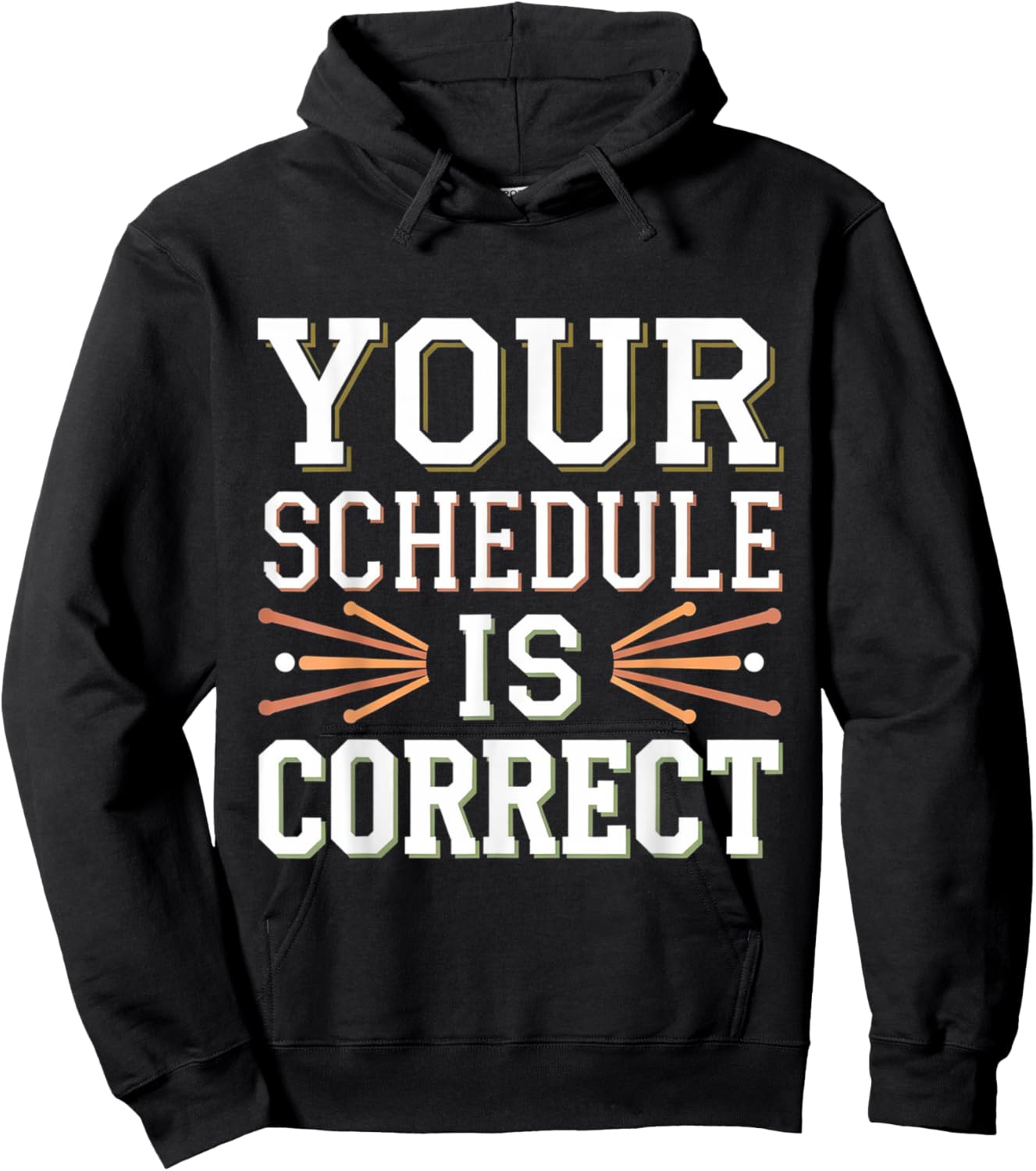 Your Schedule Is Correct Counselor Teacher Back to School Hoodie - Hoodie | Black