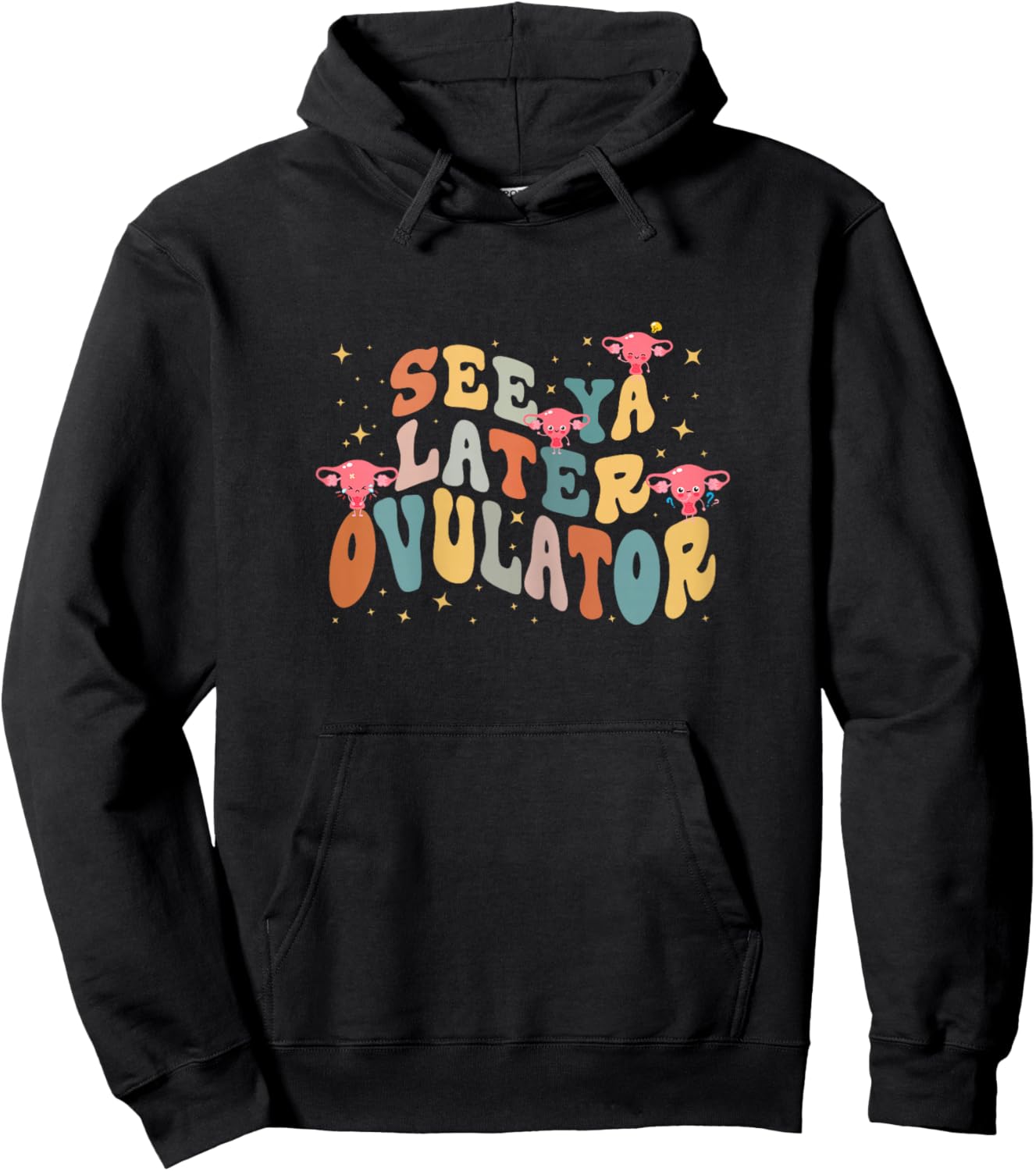 See Ya Later Ovulator Hysterectomy Recovery Surgery , Female X-Small Hoodie - Hoodie | Black