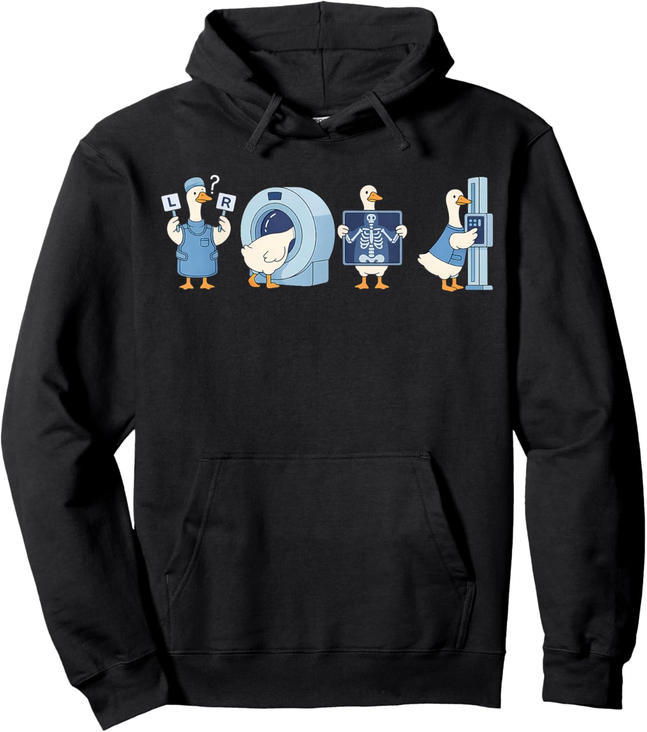 Radiologic Technologist Goose X-ray Tech Radiologic Ct MRI Hoodie - Hoodie | Black