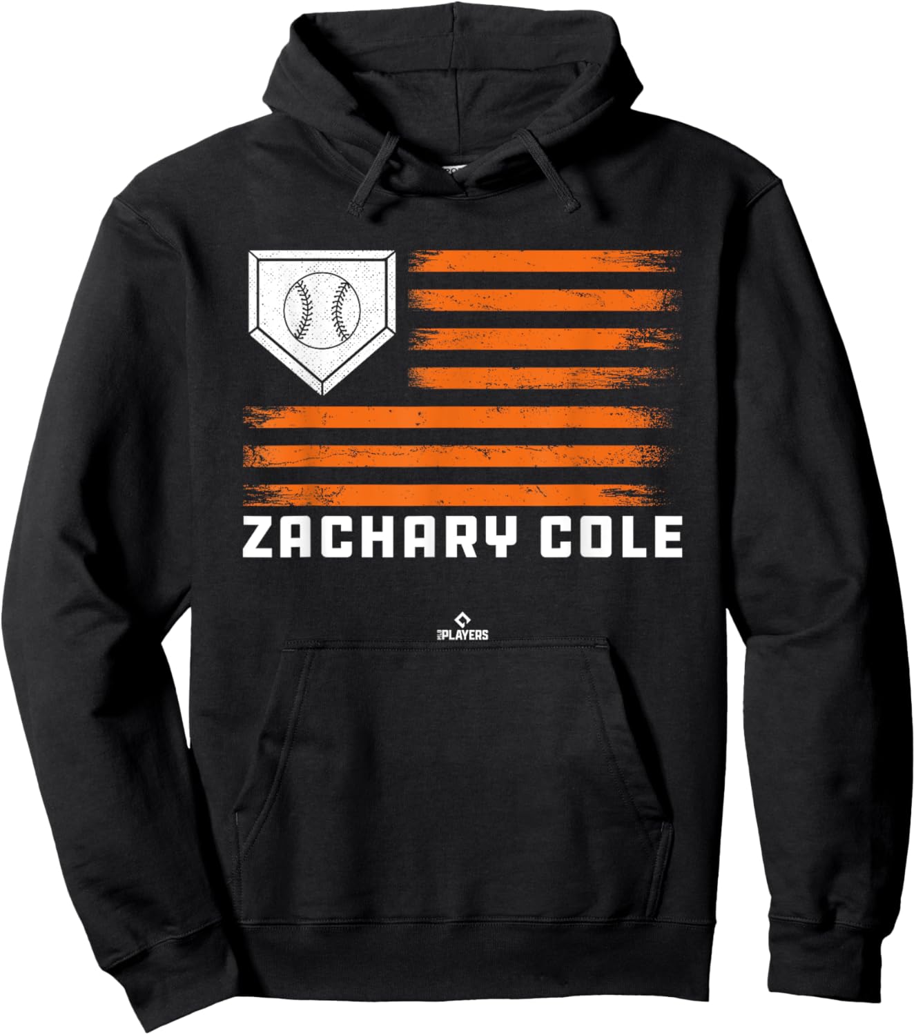 Vintage Flag Gameday Zachary Cole Prospect Baseball Fan Gear Hoodie - Hoodie | Black