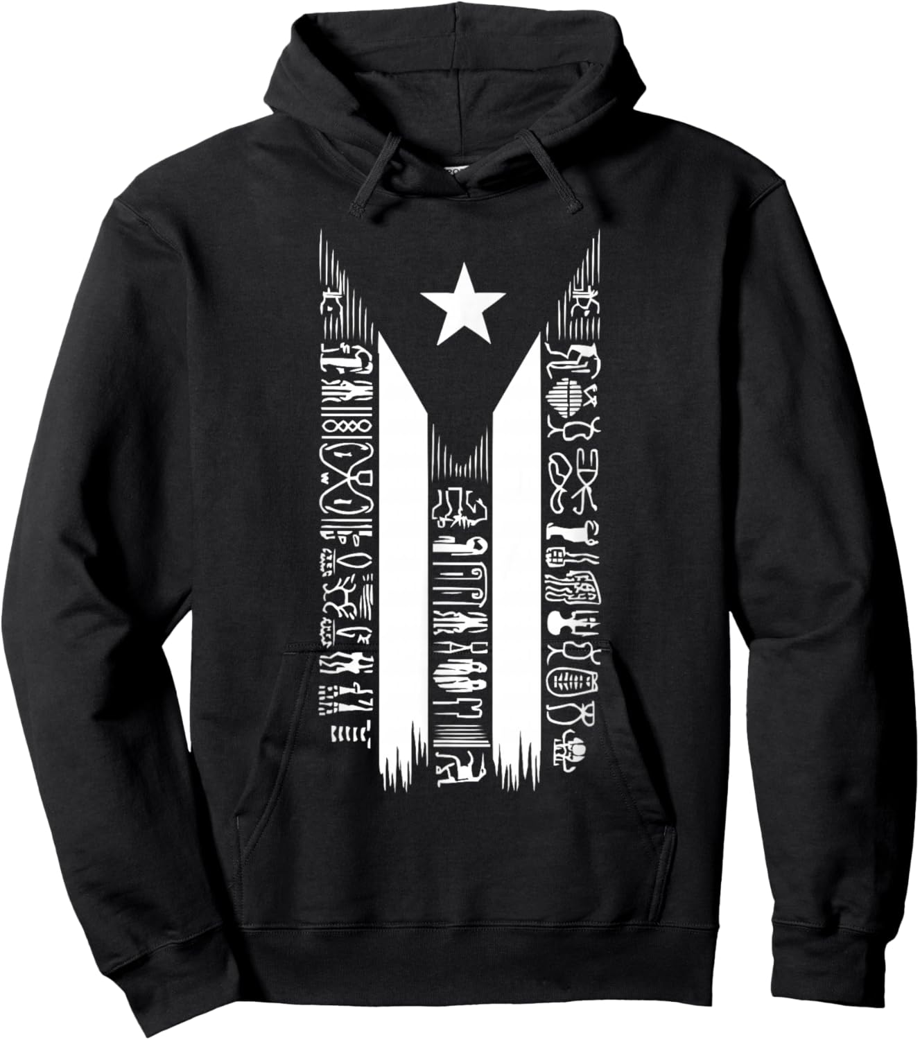 Taino Indian Puerto Rico Pride Boricua Puerto Rican Hoodie - Hoodie | Black